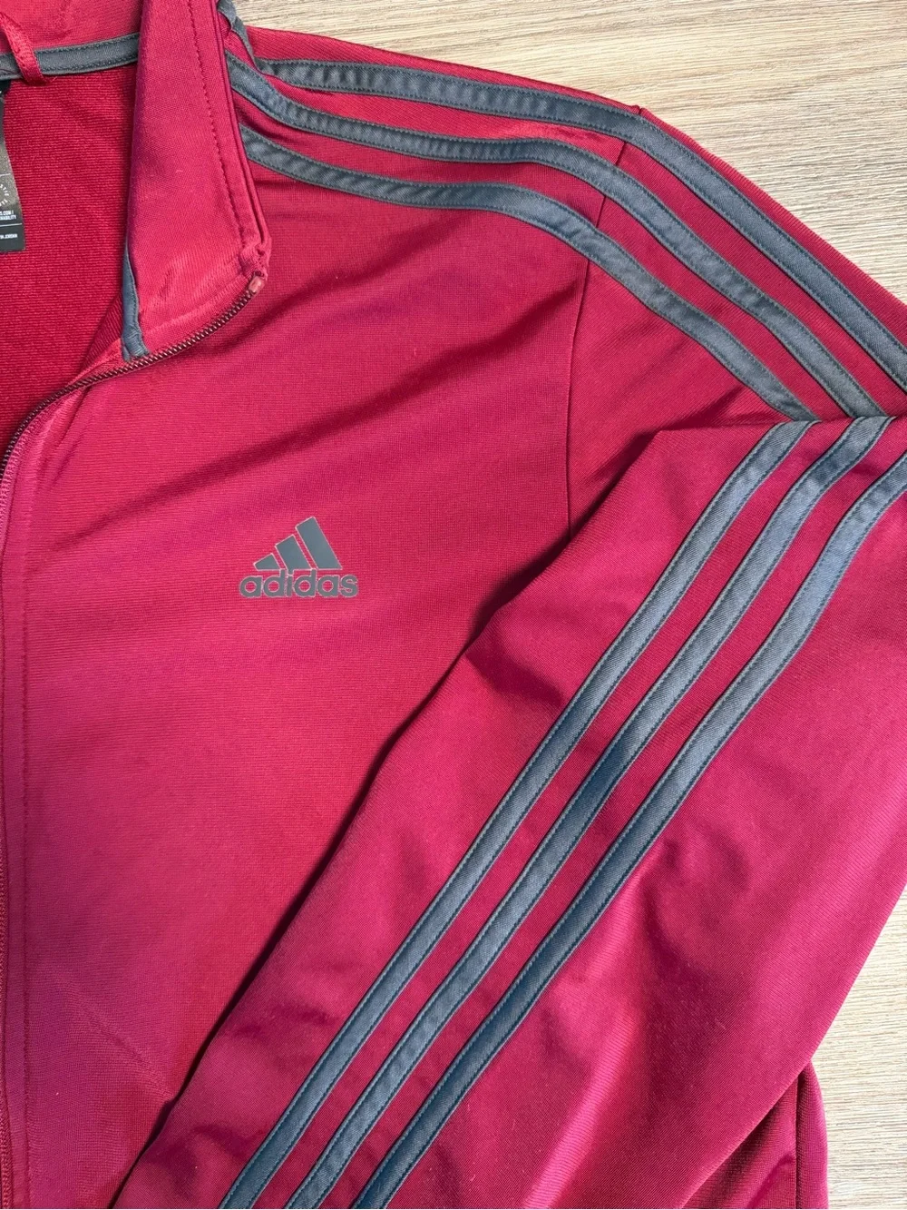 adidas Mens Track Jacket & Joggers with Gray Stripes